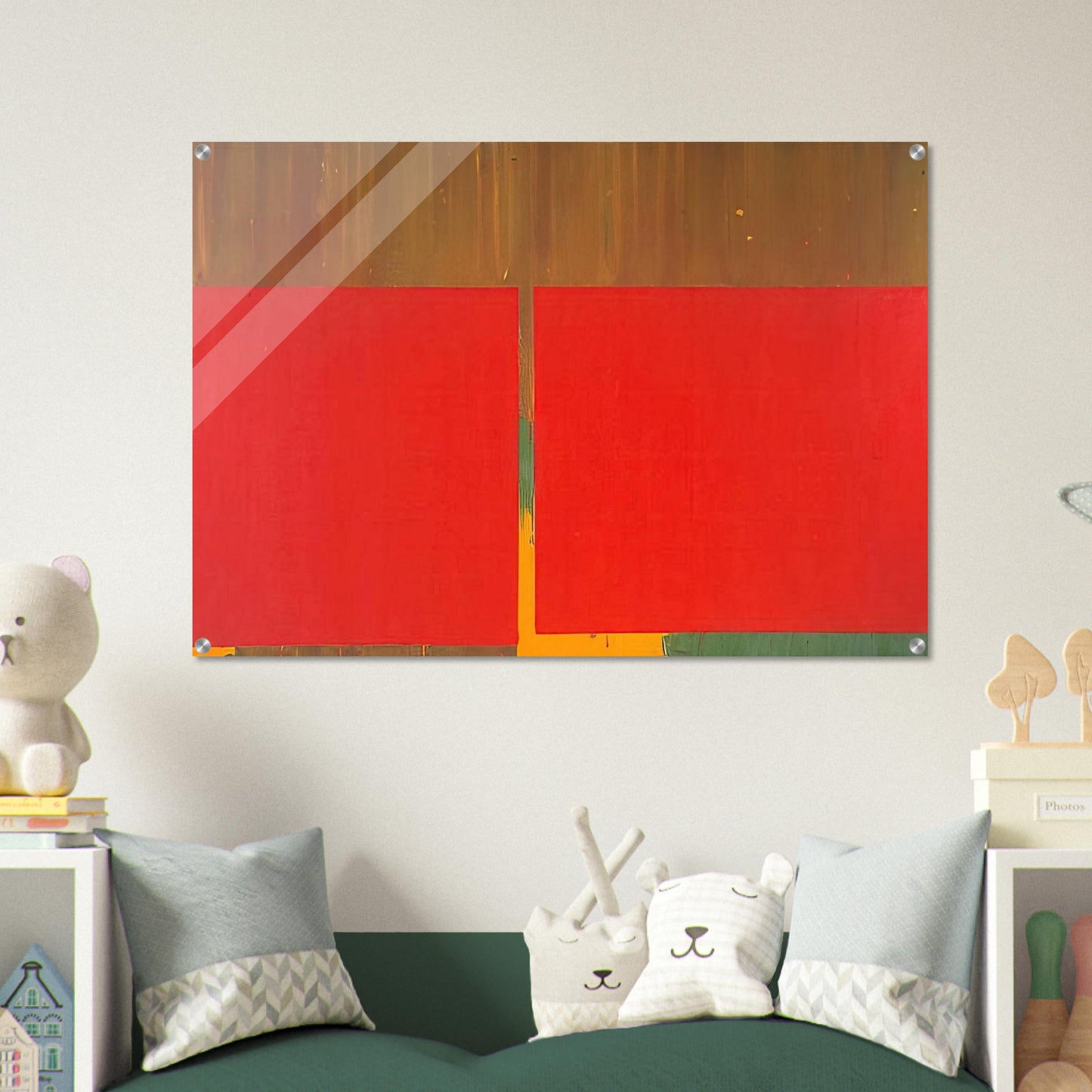 17. 3. 69 - 1969 - John Hoyland Acrylic Print - 70x100 cm / 28x40″ inches