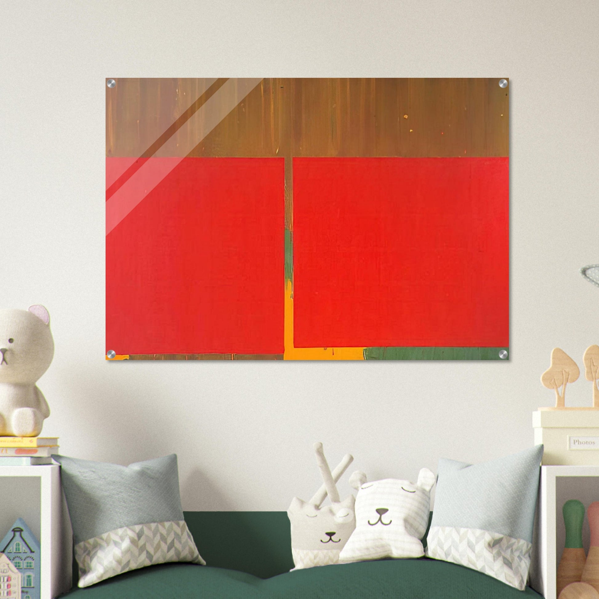 17. 3. 69 - 1969 - John Hoyland Acrylic Print - 70x100 cm / 28x40″ inches