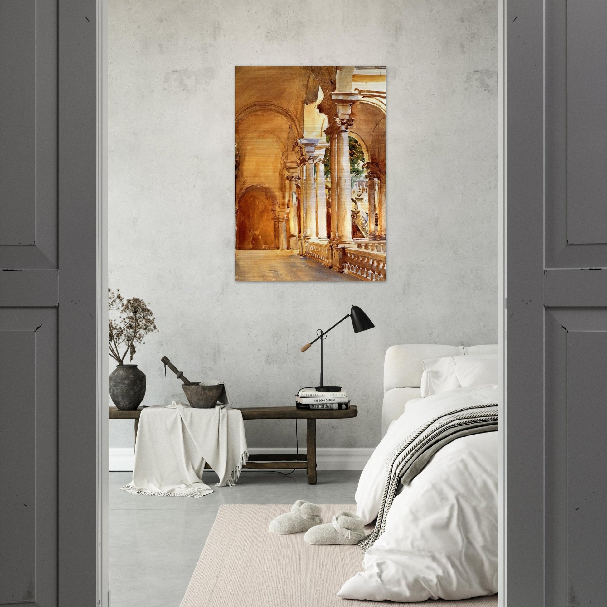 Genoa, the University - John Singer Sargent Brushed Aluminum Print - 70x100 cm / 28x40 inches | John Singer Sargent Aluminum Print | John Singer Sargent Prints