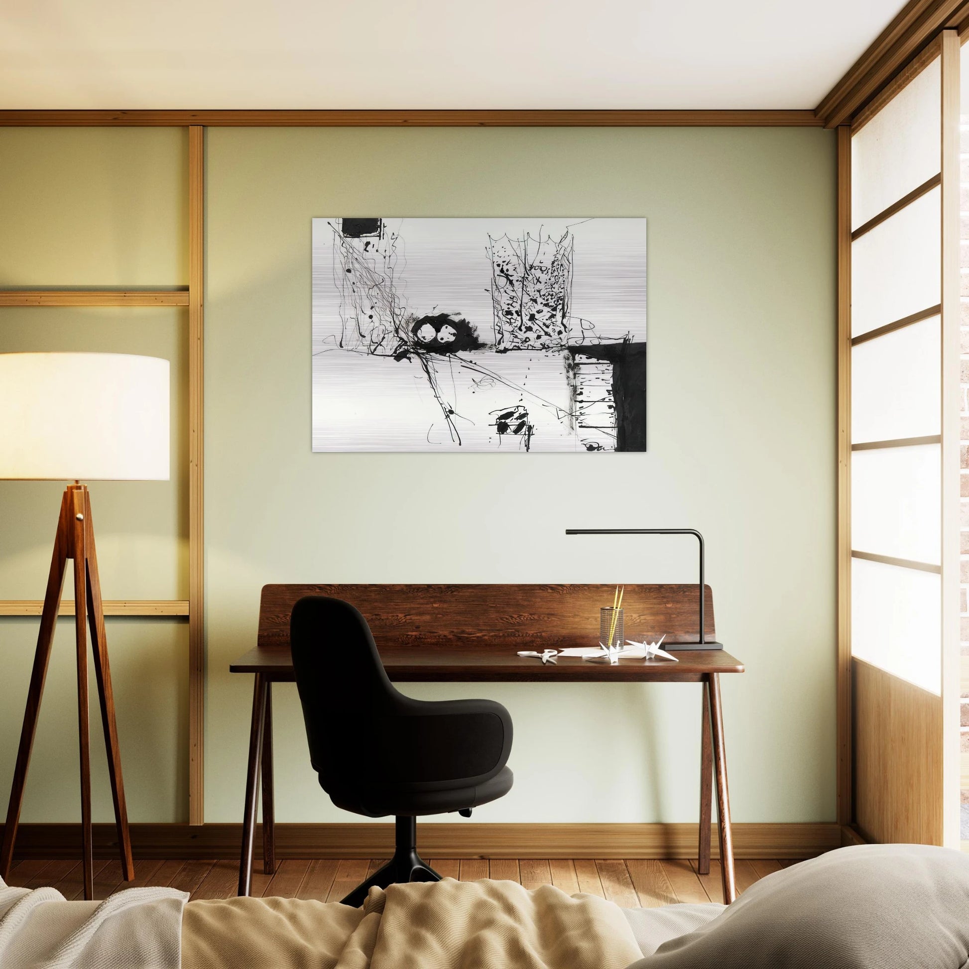 Tree House - 1981 - Gene Davis Brushed Aluminum Print - 70x100 cm / 28x40 inches | Gene Davis Aluminum Print | Gene Davis Prints