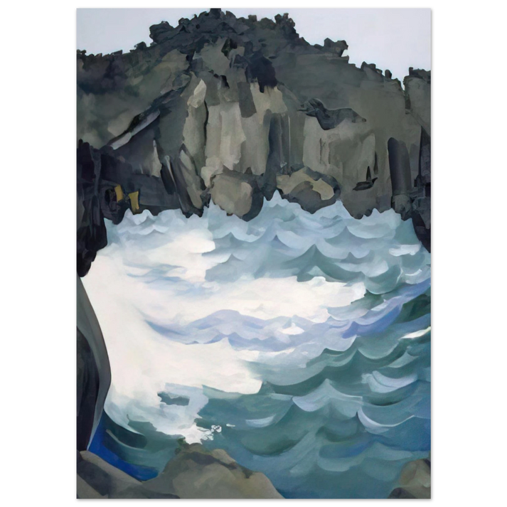 Georgia O'Keeffe - Black Lava Bridge, Hana Coast-No. I Fine Art Poster