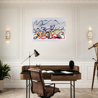 Acerbo - 1983 - Mario Schifano Brushed Aluminum Print - 70x100 cm / 28x40 inches | Mario Schifano Aluminum Print | Mario Schifano Prints