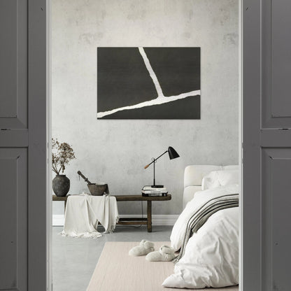 Krijtlijnen HV - 1977 - Ralston Crawford Brushed Aluminum Print - 70x100 cm / 28x40 inches | Ralston Crawford Aluminum Print | Ralston Crawford Prints