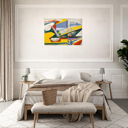 The Window - Hans Hofmann Acrylic Print - 70x100 cm / 28x40″ inches