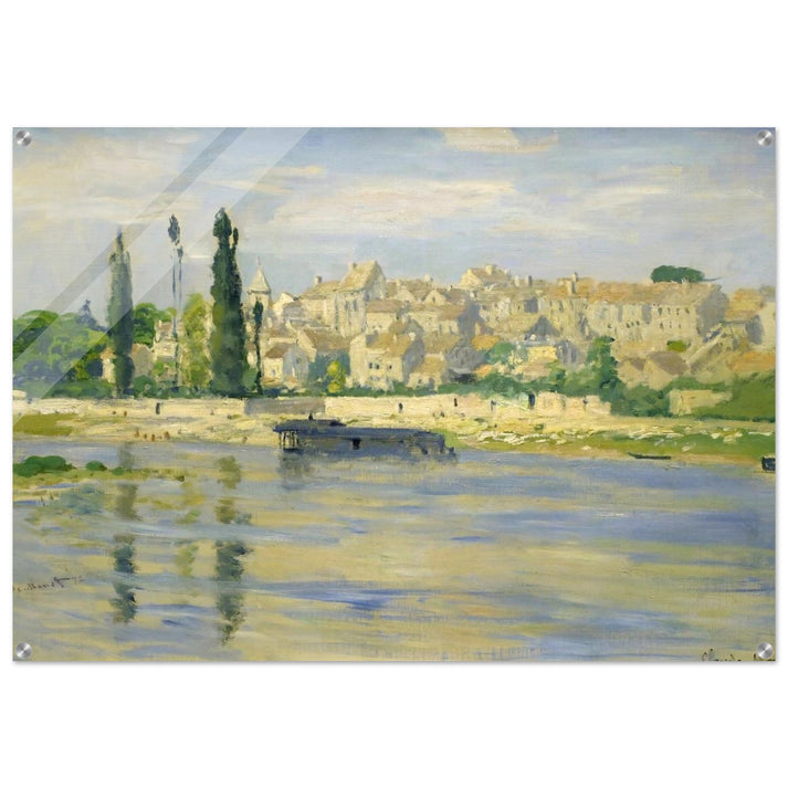 Carrieres-Saint-Denis - claude monet Acrylic Print - 70x100 cm / 28x40″ inches | claude monet Wall Art | claude monet Prints
