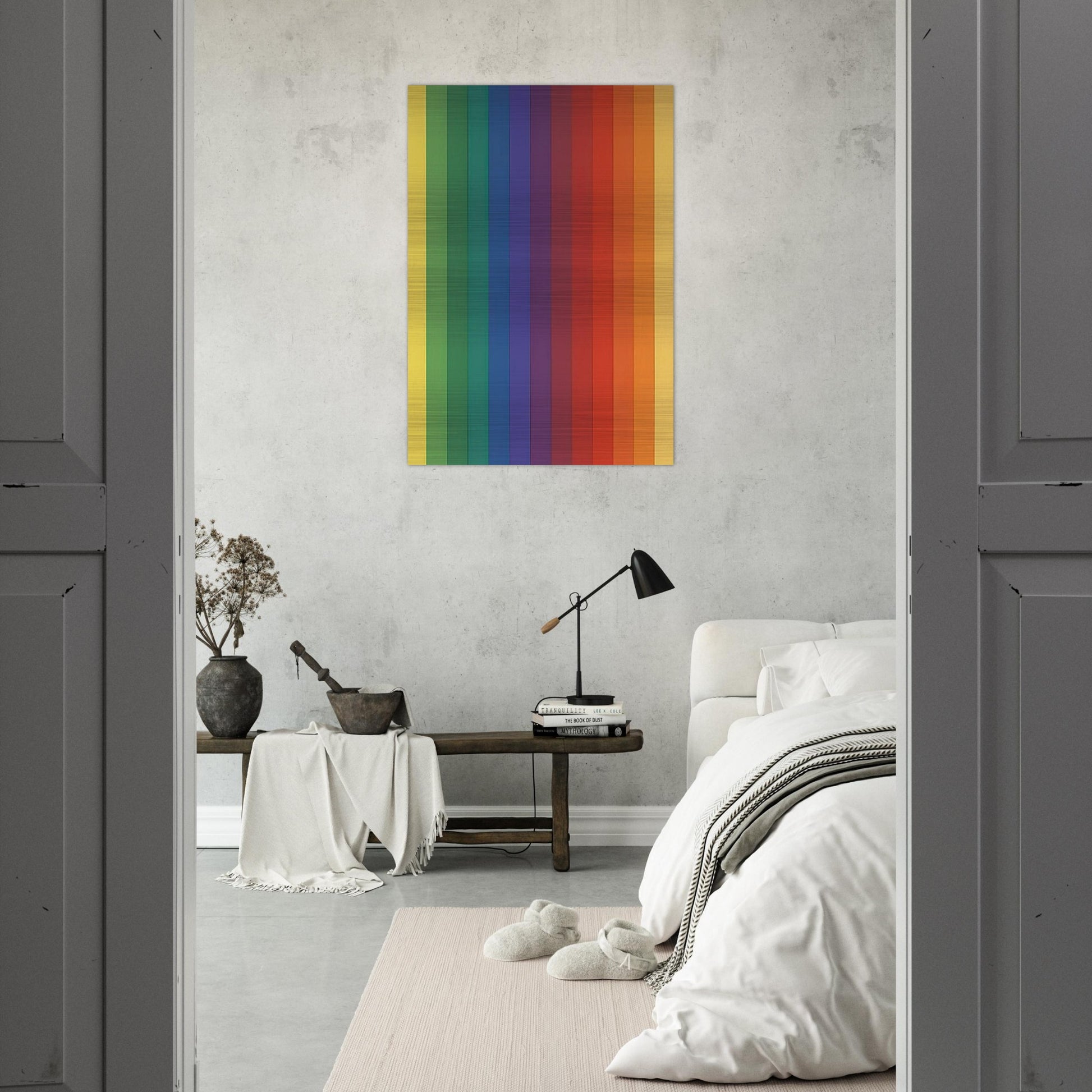 Spectrum IV - Ellsworth Kelly Brushed Aluminum Print - 70x100 cm / 28x40 inches | Ellsworth Kelly Aluminum Print | Ellsworth Kelly Prints