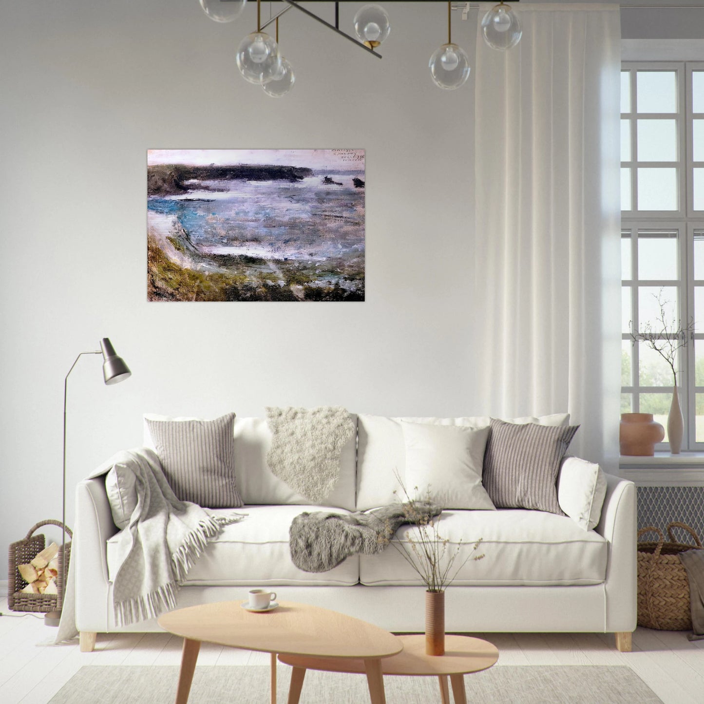 BELLE ISLE TEMPETE 1896 - Henri Matisse Brushed Aluminum Print - 70x100 cm / 28x40 inches | Henri Matisse Aluminum Print | Henri Matisse Prints