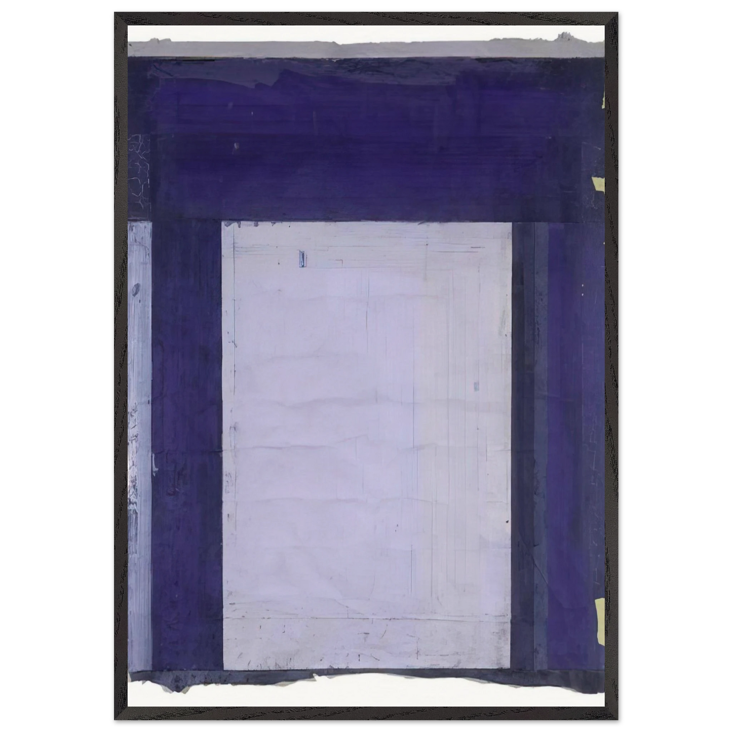 Hydra Group X - 1981 - Brice Marden 70x100 cm / 28x40 inches Framed Art Print – Black Wooden Frame