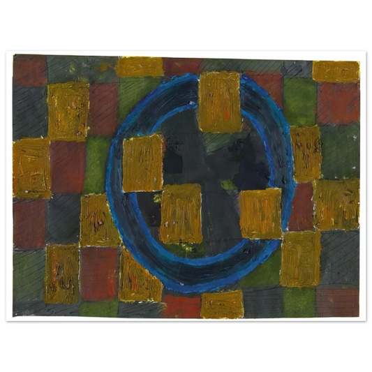 Johannes Itten - Kreise und Quadrate - 1963  75x100 cm / 30x40inches Fine Art Poster