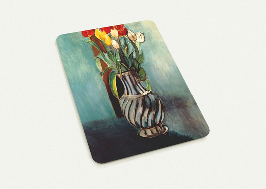 ME MYSELF STENDHAL VASE OF TULIPS 1914 By Henri Matisse Pack of 10 Post Cards | Henri Matisse Post Cards | A6 (10.5 x 14.8 cm) - 4.1 x 5.8 inches