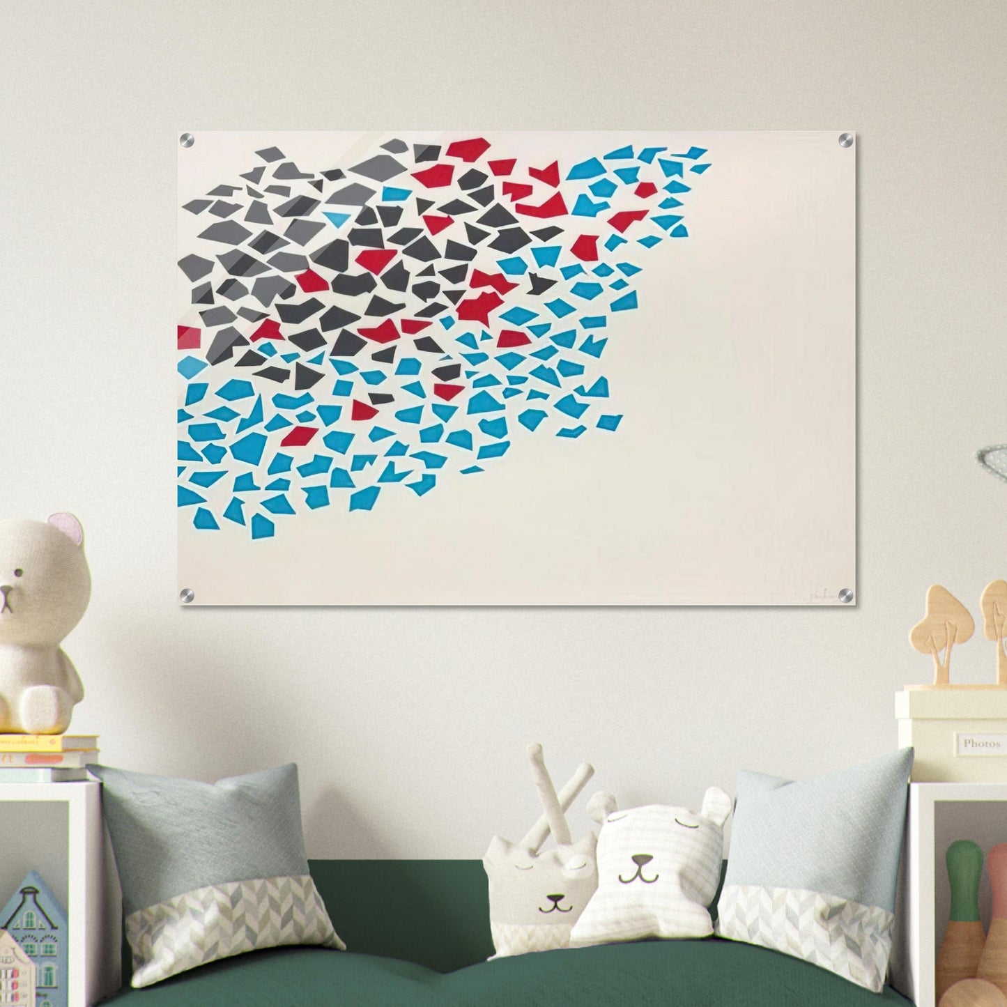 Abstract Composition - 1980 - Robert Goodnough Acrylic Print - 70x100 cm / 28x40″ inches