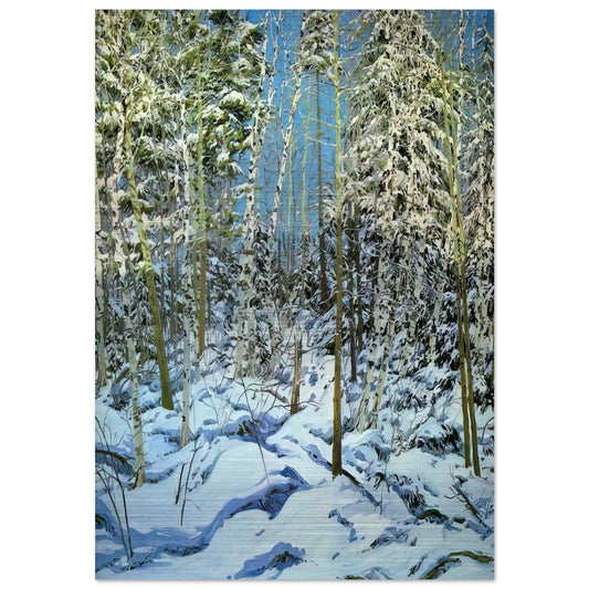 Shadow - Contemporary Realism - Neil Welliver Brushed Aluminum Print - 70x100 cm / 28x40 inches | Neil Welliver Aluminum Print | Neil Welliver Prints