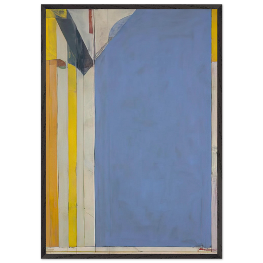 Ocean Park 139 - Richard Diebenkorn 70x100 cm / 28x40 inches Framed Art Print – Black Wooden Frame