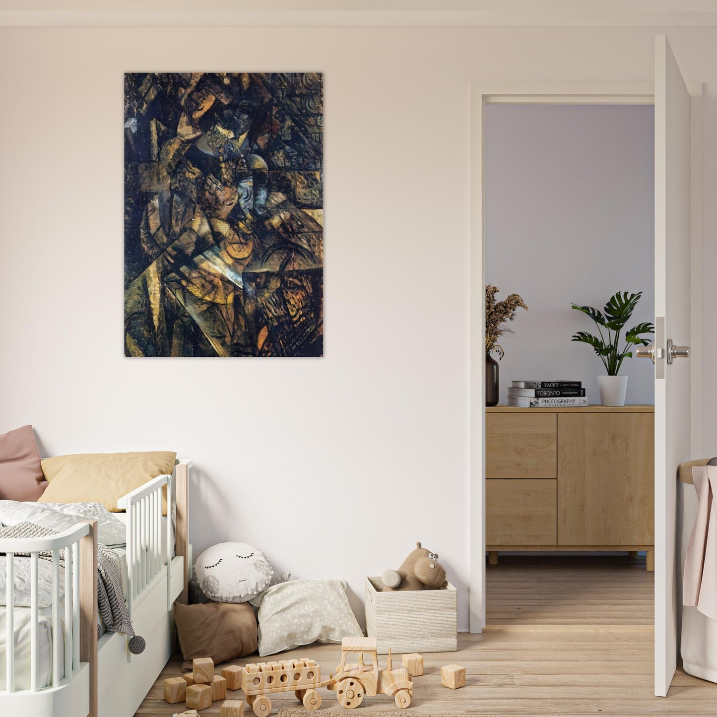 QUIRINAL STABLES - Carlo Carra Brushed Aluminum Print - 70x100 cm / 28x40 inches | Carlo Carra Aluminum Print | Carlo Carra Prints