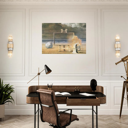 THE FAIR CAPTIVE 1947 - Rene Magritte Brushed Aluminum Print - 70x100 cm / 28x40 inches | Rene Magritte Aluminum Print | Rene Magritte Prints