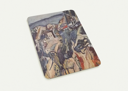 HOUSES BY THE SEA 1918 By Chaim Soutine Pack of 10 Post Cards | Chaim Soutine Post Cards | A6 (10.5 x 14.8 cm) - 4.1 x 5.8 inches