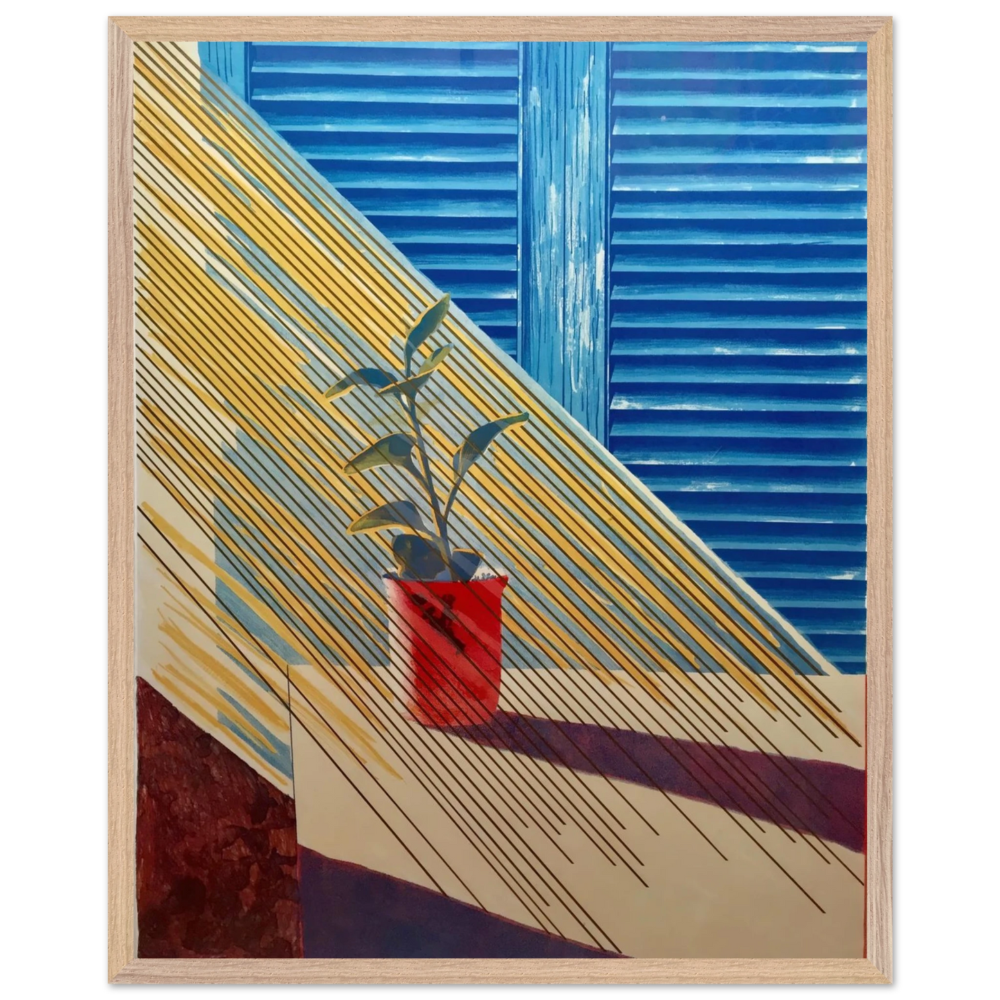 David Hockney - David Hockney Wall art - A2 (42 x 59.4  cm) - Fine Art Poster - -