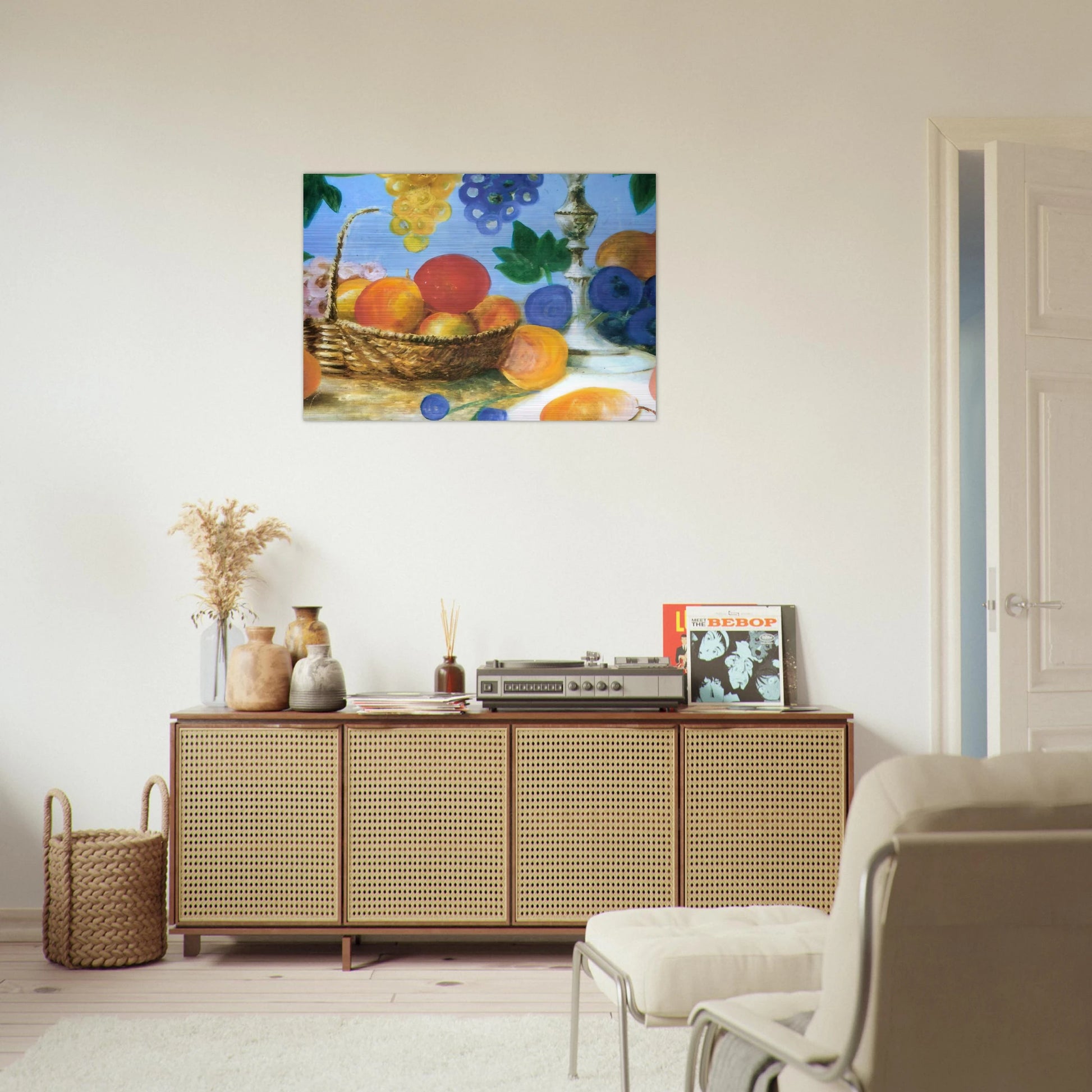 Still Life - Tarsila do Amaral Brushed Aluminum Print - 70x100 cm / 28x40 inches | Tarsila do Amaral Aluminum Print | Tarsila do Amaral Prints