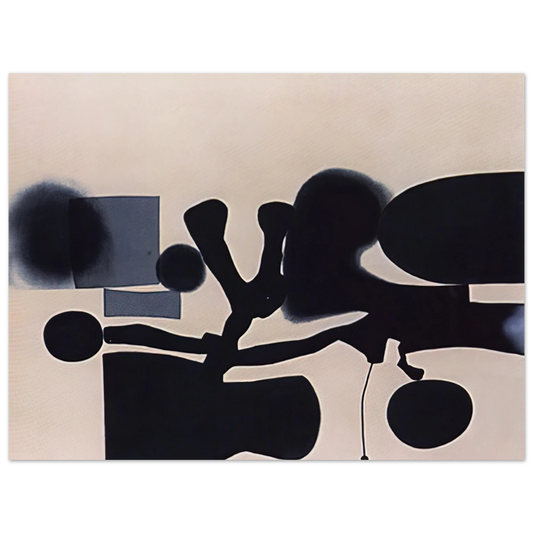 Victor Pasmore - HARMONY OF OPPOSITES 1986  75x100 cm / 30x40inches Fine Art Poster