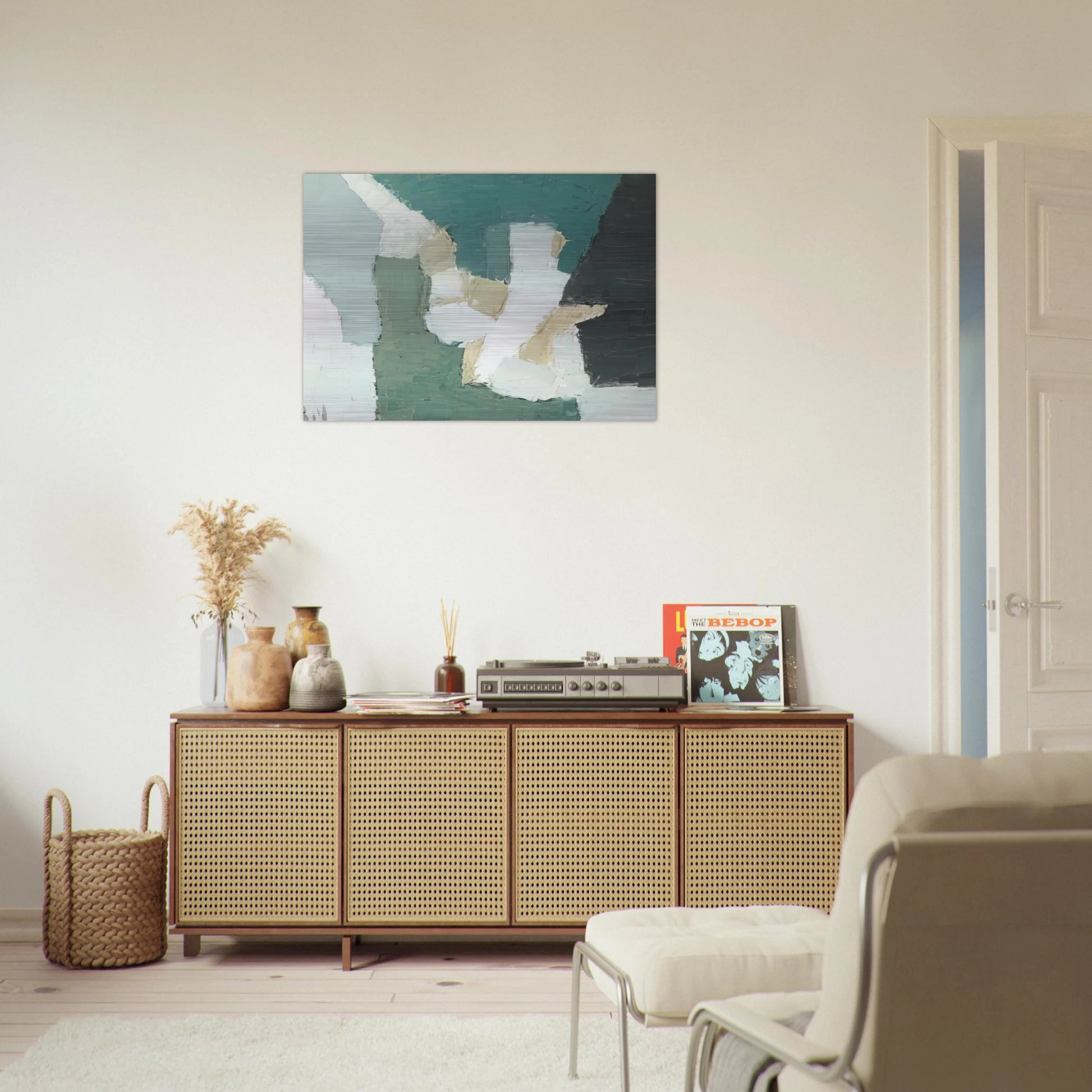 Composition - 1949 - Nicolas de Stael Brushed Aluminum Print - 70x100 cm / 28x40 inches | Nicolas de Stael Aluminum Print | Nicolas de Stael Prints
