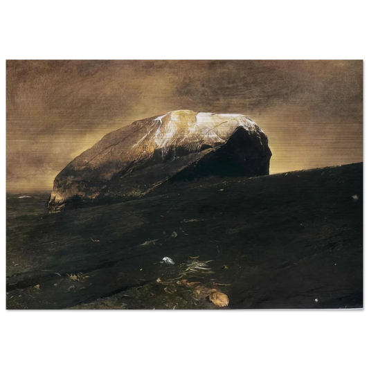 NOT DETECTED 42 - Andrew Wyeth Brushed Aluminum Print - 70x100 cm / 28x40 inches | Andrew Wyeth Aluminum Print | Andrew Wyeth Prints