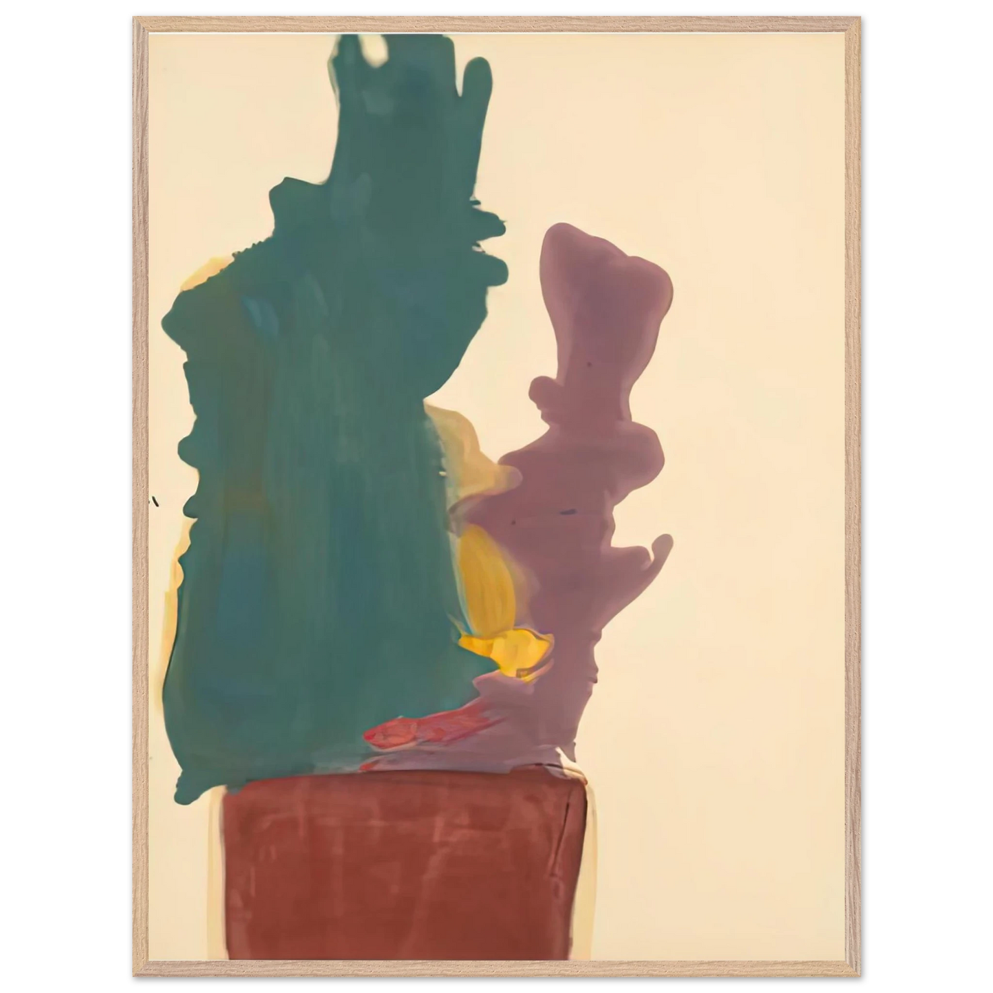 Helen Frankenthaler - Evil Spirit, 1963- Wall Art - 28x40 inches / 70x70 cm - Canvas (Imperial)-canvas - -