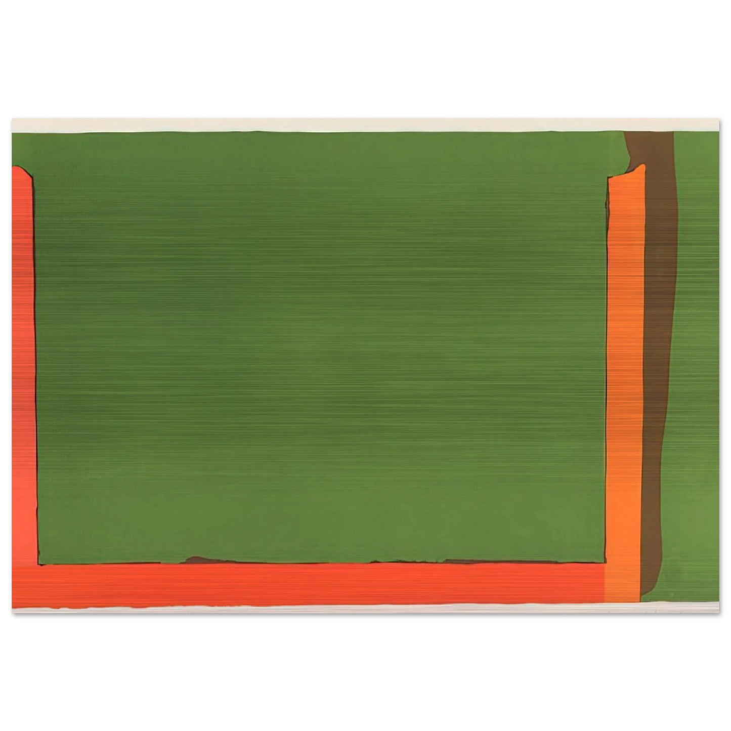 Untitled Litograph - Color Field Painting - John Hoyland Brushed Aluminum Print - 70x100 cm / 28x40 inches | John Hoyland Aluminum Print | John Hoyland Prints