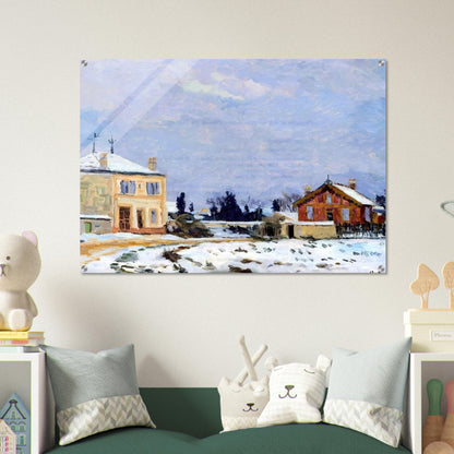 Neige - 1876 - Armand Guillaumin Acrylic Print - 70x100 cm / 28x40″ inches