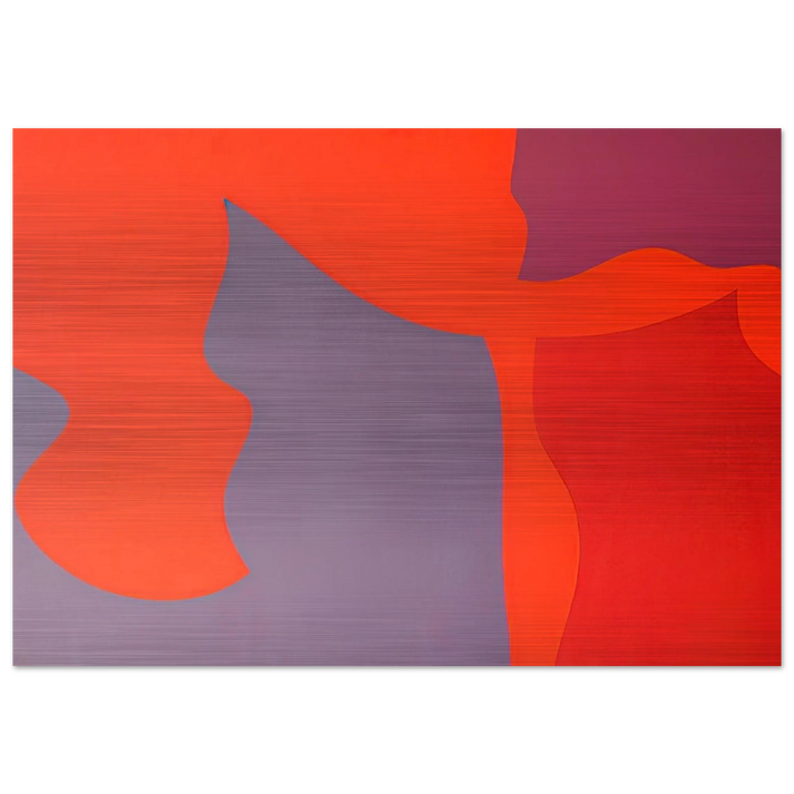 Passage-‚rosion - Fernand Leduc Brushed Aluminum Print - 70x100 cm / 28x40 inches | Fernand Leduc Aluminum Print | Fernand Leduc Prints