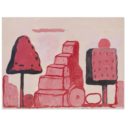 Philip Guston - BOX TREE ROME  75x100 cm / 30x40inches Fine Art Poster