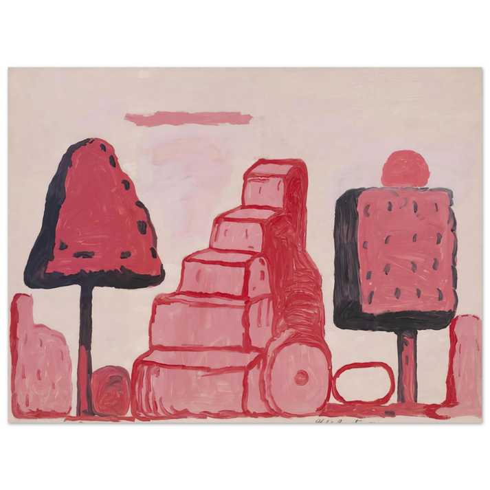 Philip Guston - BOX TREE ROME  75x100 cm / 30x40inches Fine Art Poster