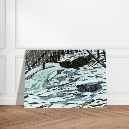 Study for Aqua Spring - 1997 - Neil Welliver Acrylic Print - 70x100 cm / 28x40″ inches