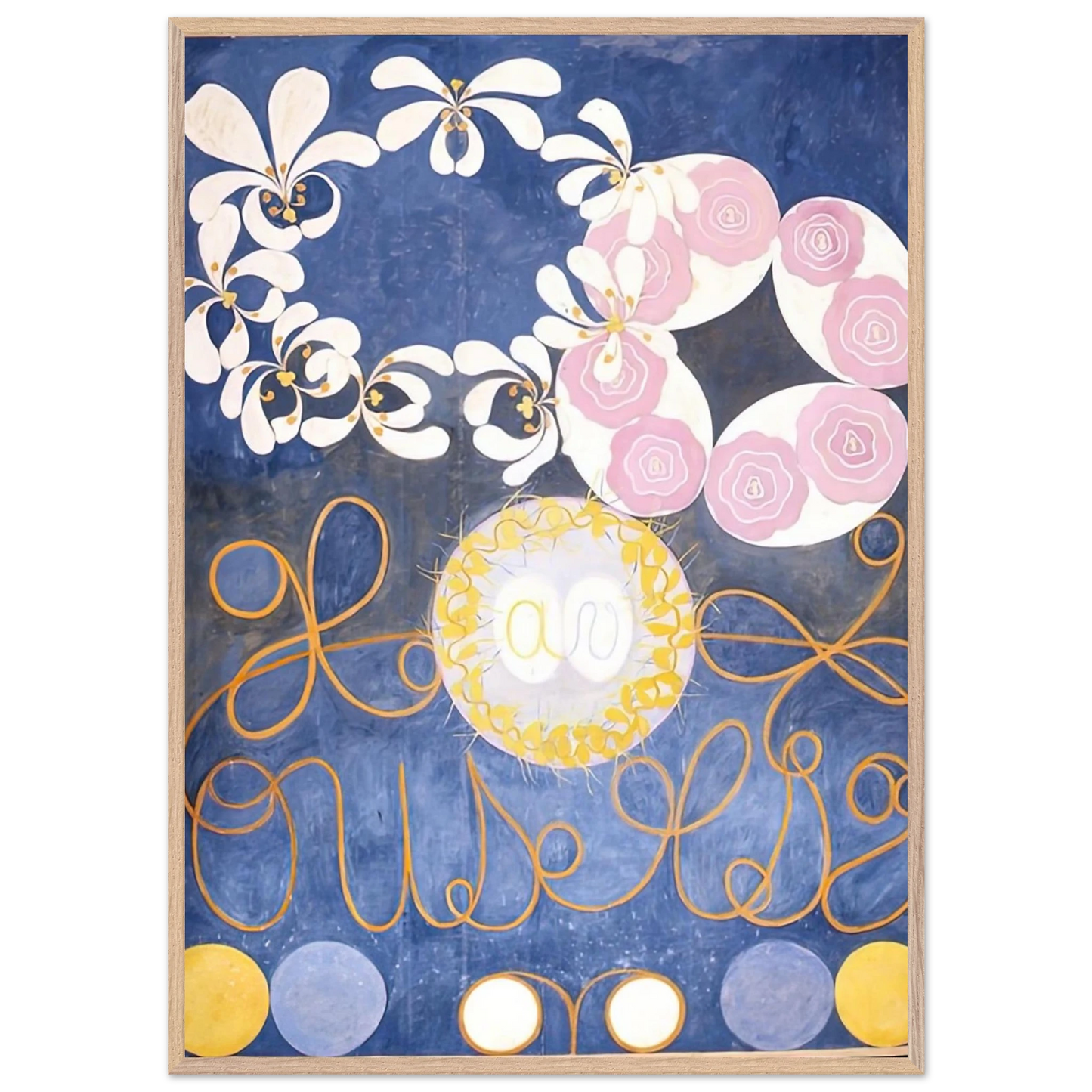 Hilma af Klint - THE TEN LARGEST 1907 Wall art - 15x20 cm / 6x8 inches - Fine Art Poster - -