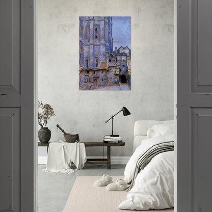 The Cour d'Albane - claude monet Brushed Aluminum Print - 70x100 cm / 28x40 inches | claude monet Aluminum Print | claude monet Prints