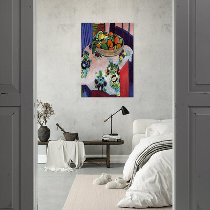 BASKET WITH ORANGES 1913 - Henri Matisse Brushed Aluminum Print - 70x100 cm / 28x40 inches | Henri Matisse Aluminum Print | Henri Matisse Prints