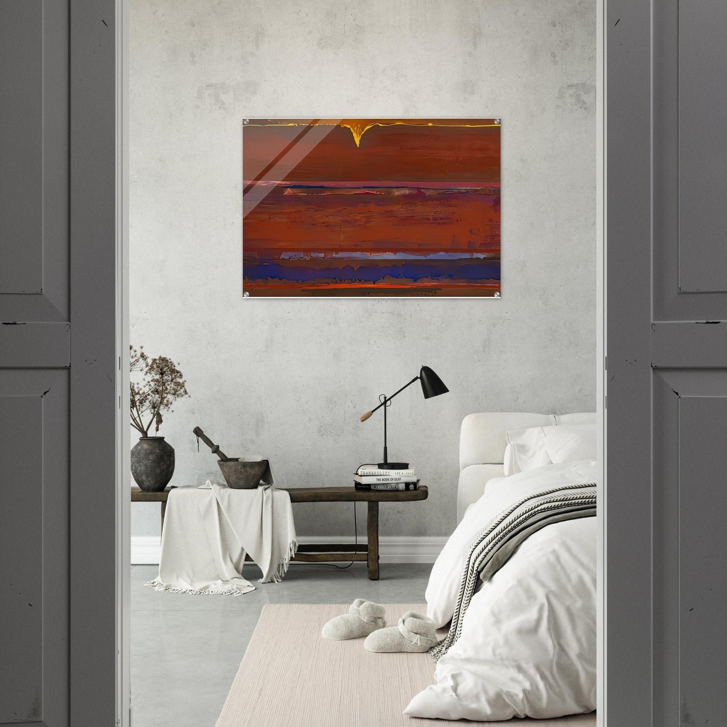 Desert Pulse, 1991- - Helen Frankenthaler Acrylic Print - 70x100 cm / 28x40″ inches | Helen Frankenthaler Wall Art | Helen Frankenthaler Prints