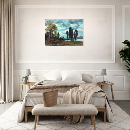 Landscape - Arkhyp Kuindzhi Acrylic Print - 70x100 cm / 28x40″ inches | Arkhyp Kuindzhi Wall Art | Arkhyp Kuindzhi Prints