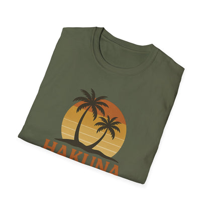 Hakuna Matata Retro-T-Shirt mit Grafik, „Keine Sorgen“-Shirt mit positiver Ausstrahlung, Vintage-T-Shirt im 90er-Jahre-Stil, Shirt mit Wohlfühl-Zitat, Unisex-Geschenk