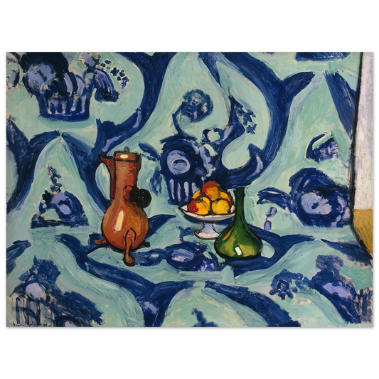 Henri Matisse - STILL LIFE WITH BLUE TABLECLOTH 1906  75x100 cm / 30x40inches Fine Art Poster