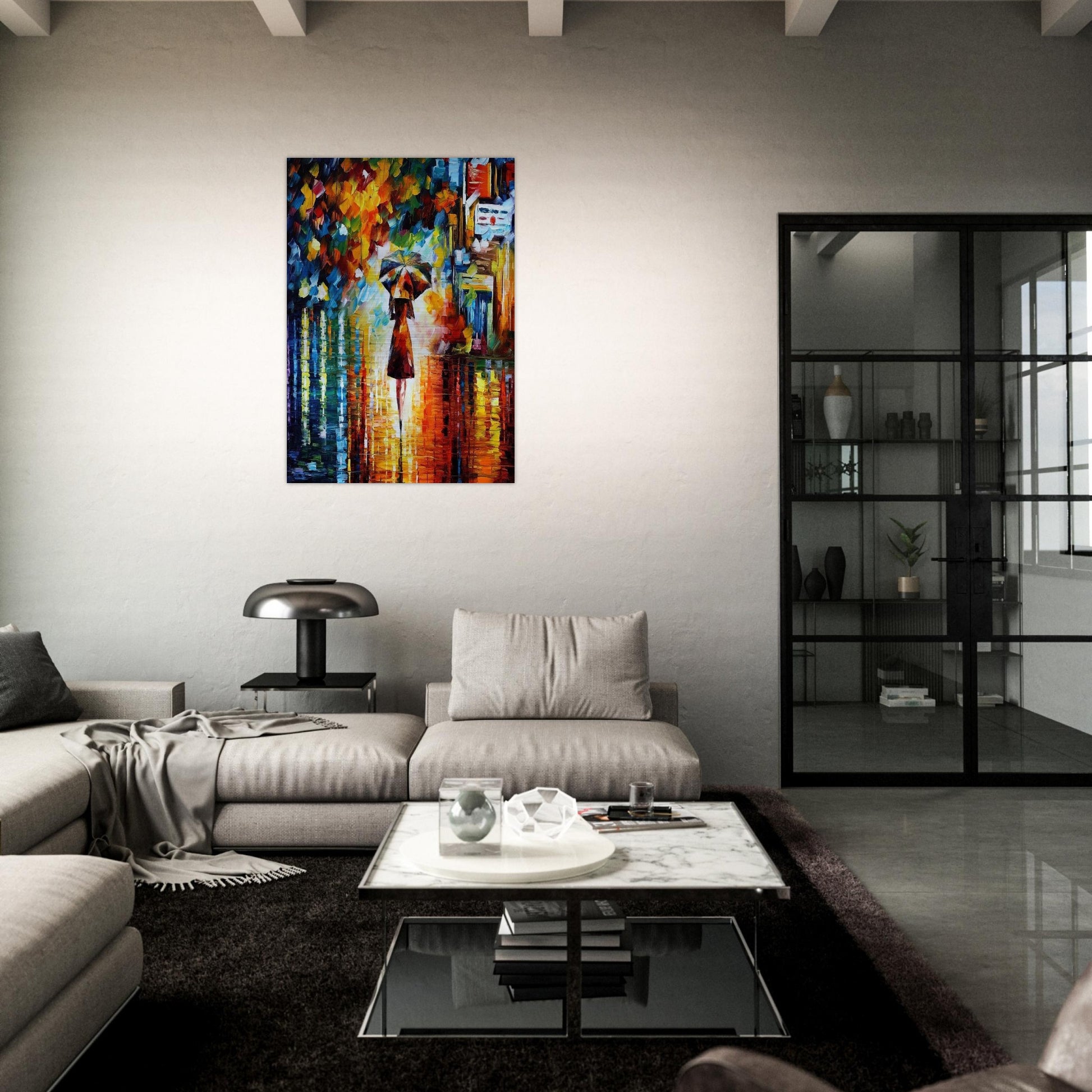 Leonid Afremov - Leonid Afremov Brushed Aluminum Print - 70x100 cm / 28x40 inches | Leonid Afremov Aluminum Print | Leonid Afremov Prints