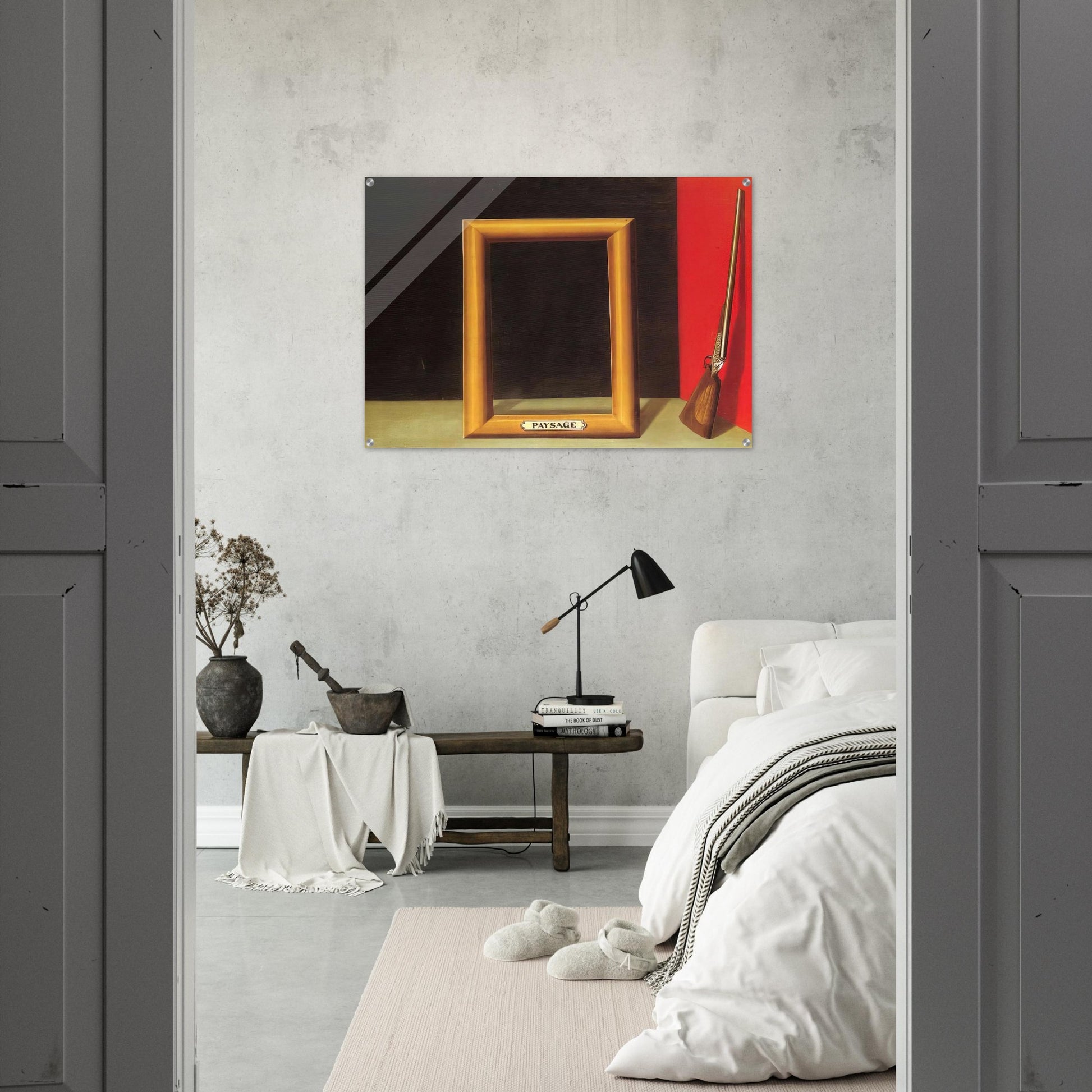 THE DELIGHTS OF LANDSCAPE 1928 - Rene Magritte Acrylic Print - 70x100 cm / 28x40″ inches
