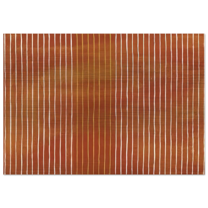 Pumpkin - 1959 - Gene Davis Brushed Aluminum Print - 70x100 cm / 28x40 inches | Gene Davis Aluminum Print | Gene Davis Prints