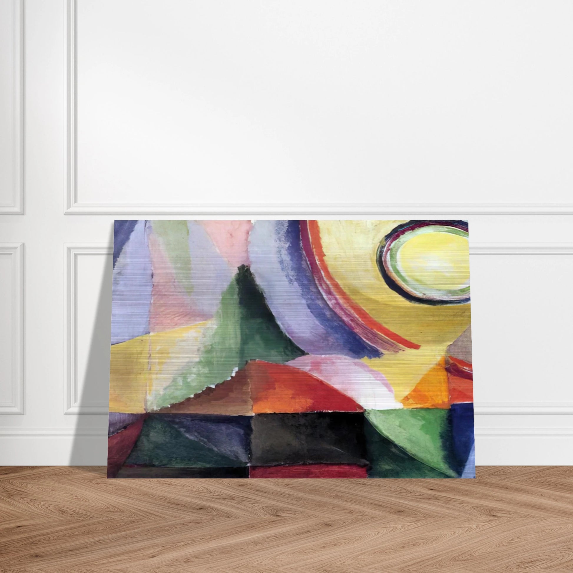 ELECTRIC PRISMS - Sonia Delaunay Brushed Aluminum Print - 70x100 cm / 28x40 inches | Sonia Delaunay Aluminum Print | Sonia Delaunay Prints
