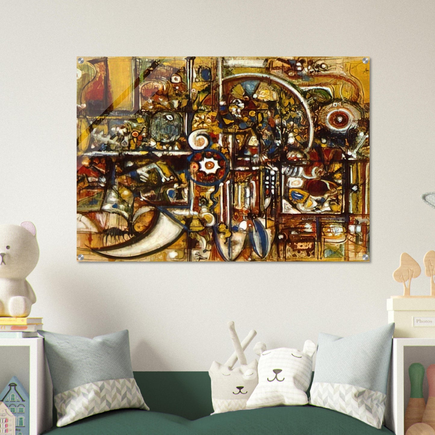 Opaque Harmony - Richard Pousette-Dart Acrylic Print - 70x100 cm / 28x40″ inches