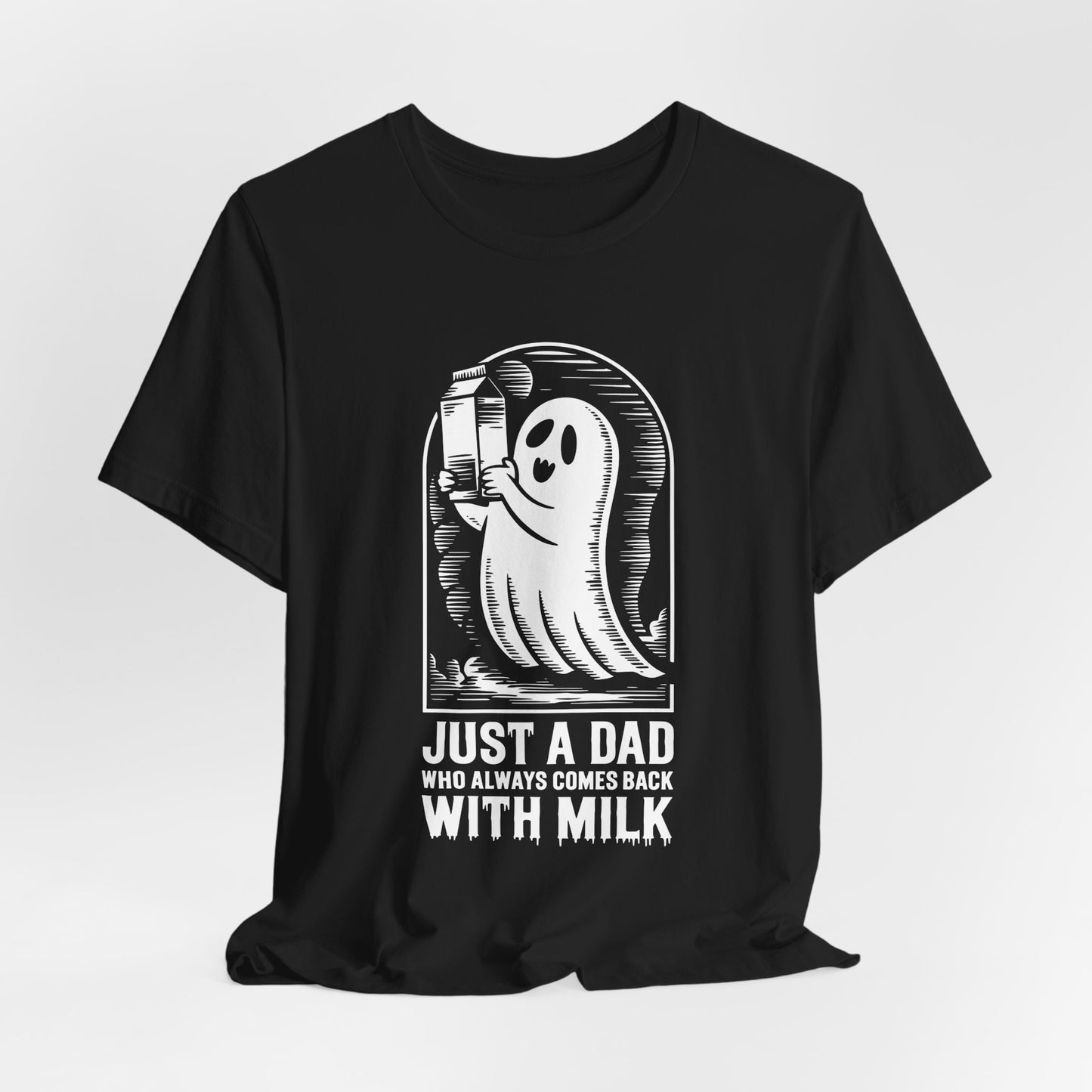 gewoon een papa die altijd melk mee terugnam halloween T-shirt - Unisex Jersey korte mouw T-shirt