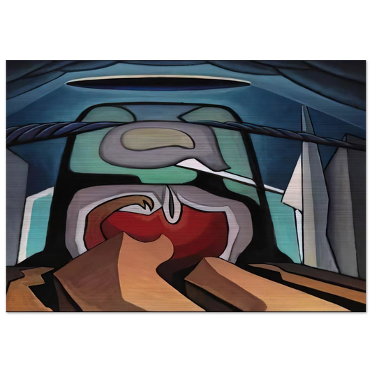 LSH 21 - 1942 - Lawren Harris Brushed Aluminum Print - 70x100 cm / 28x40 inches | Lawren Harris Aluminum Print | Lawren Harris Prints