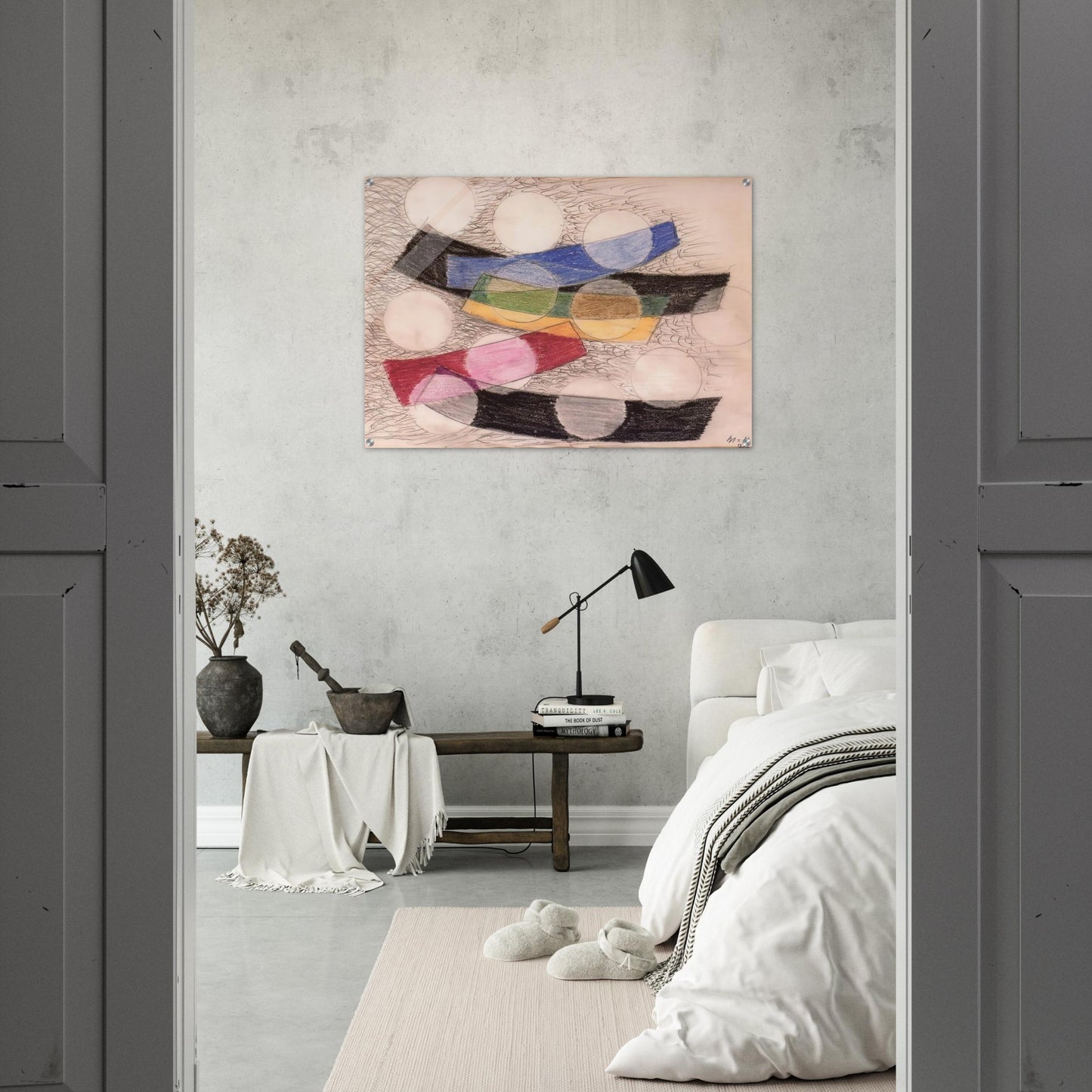Floating Forms - Laszlo Moholy-Nagy Acrylic Print - 70x100 cm / 28x40″ inches