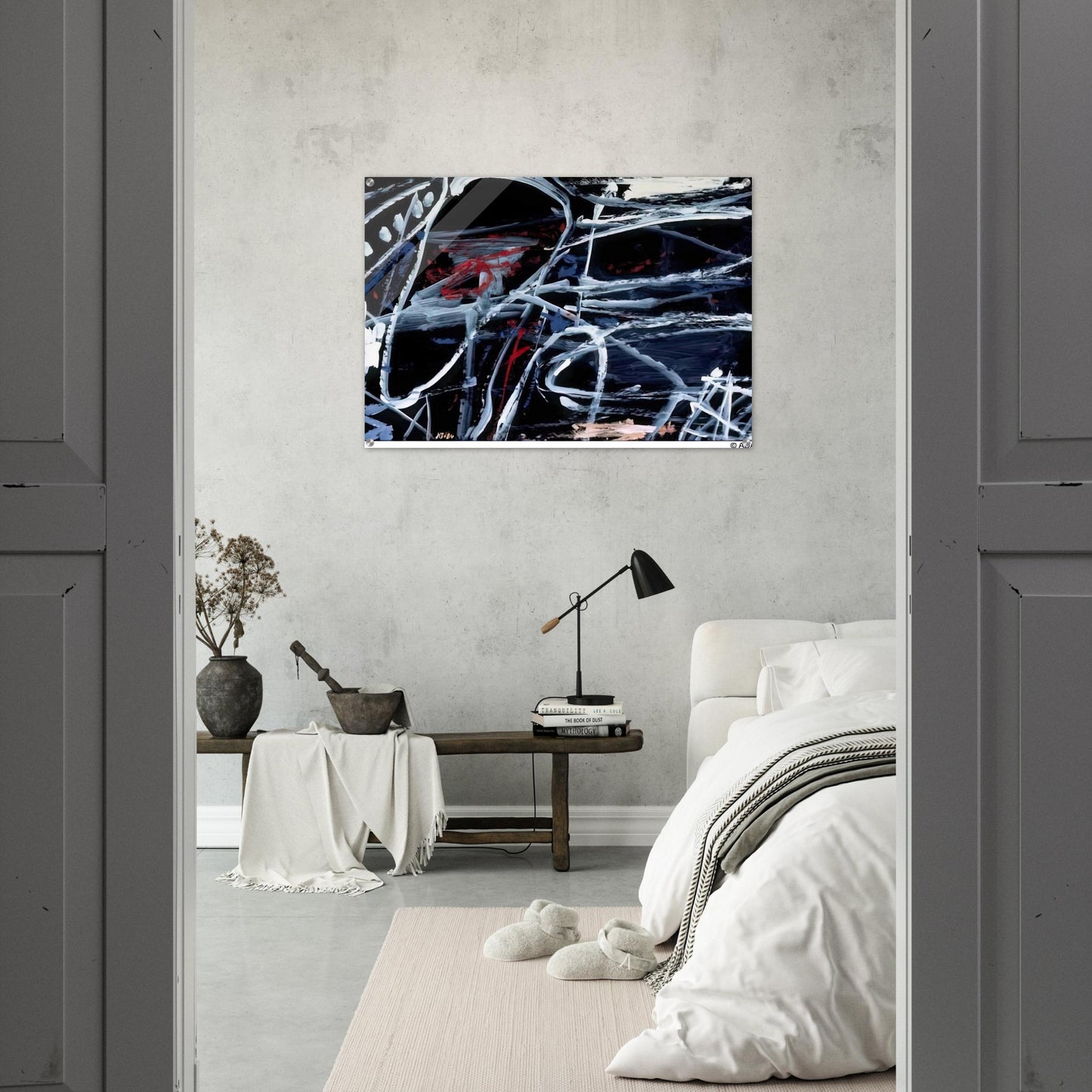 EPISODE - Jean Dubuffet Acrylic Print - 70x100 cm / 28x40″ inches