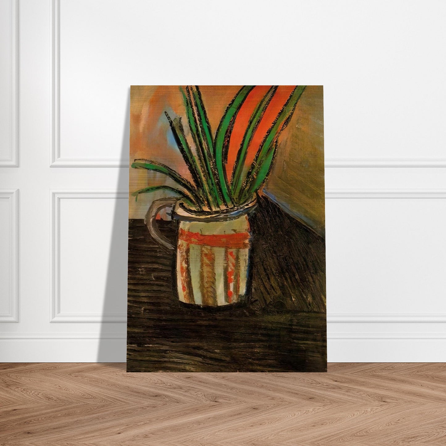 Exotic Flowers - 1907 - Pablo Picasso Brushed Aluminum Print - 70x100 cm / 28x40 inches | Pablo Picasso Aluminum Print | Pablo Picasso Prints