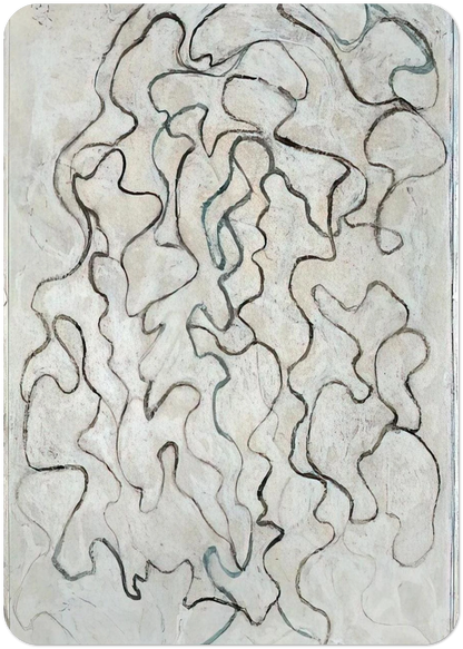 Nevis Rock - 2008 By Brice Marden Pack of 10 Post Cards | Brice Marden Post Cards | A6 (10.5 x 14.8 cm) - 4.1 x 5.8 inches